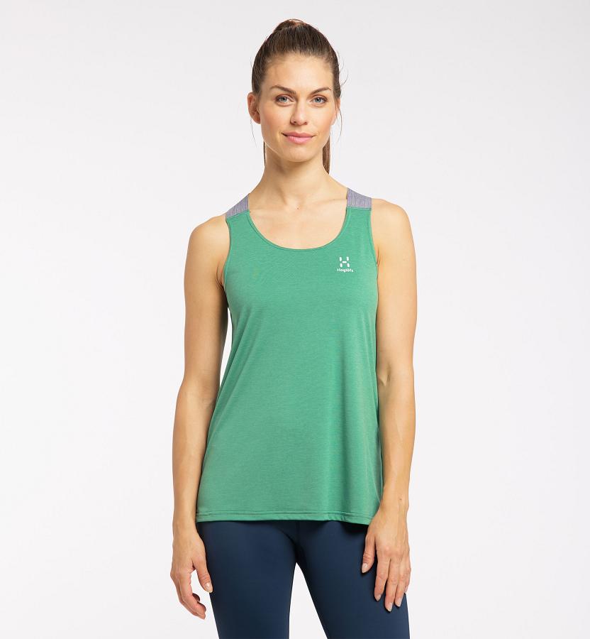 Haglöfs Womens Ridge T-Shirt Green New Zealand 25364BHGY